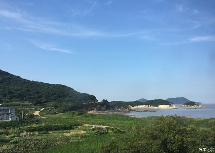 碧海蓝天好风景游东旦村金沙滩