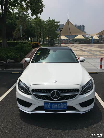广州车友 8月产C200L 外白内黑 1500公里 加装