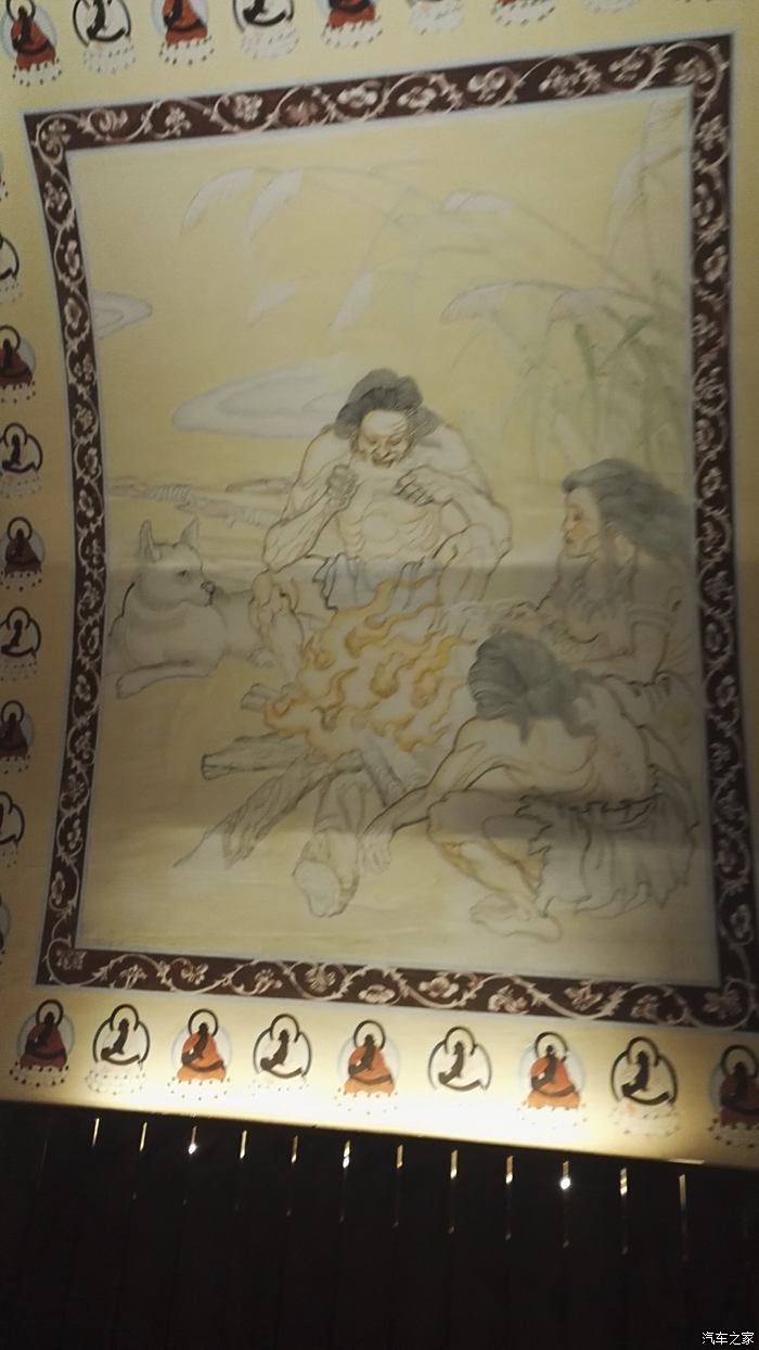 蚩尤九黎城苗廊,壁画