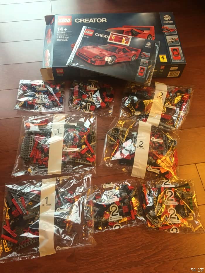 乐高法拉利F40，看来是个坑。。。