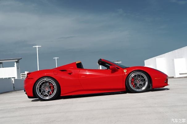 ferrari 488 spider 红色诱惑厉害了.