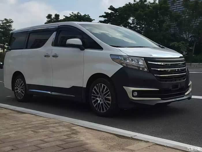 【图】新款埃尔法改装蒙娜丽莎PP塑料小包围