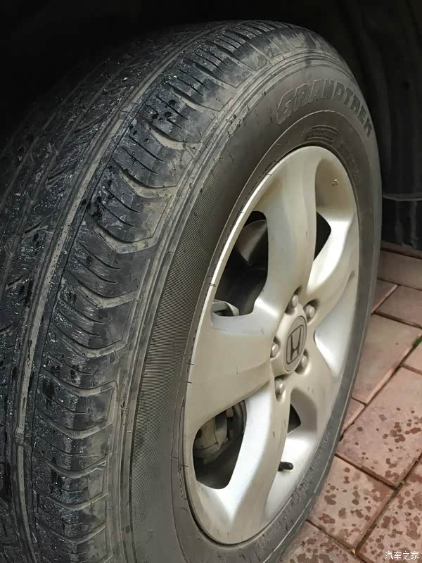 【图】【CRV快五年了 这胎该换了吗?】_本田