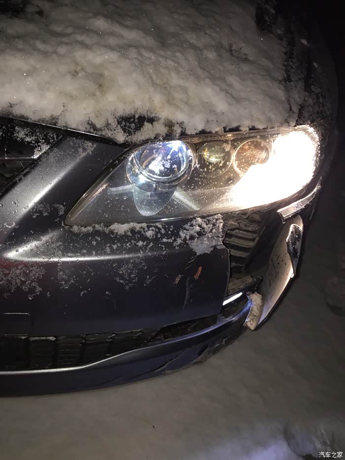 【图】下雪保险杠装坏了,大伙看看能休吗?谢谢