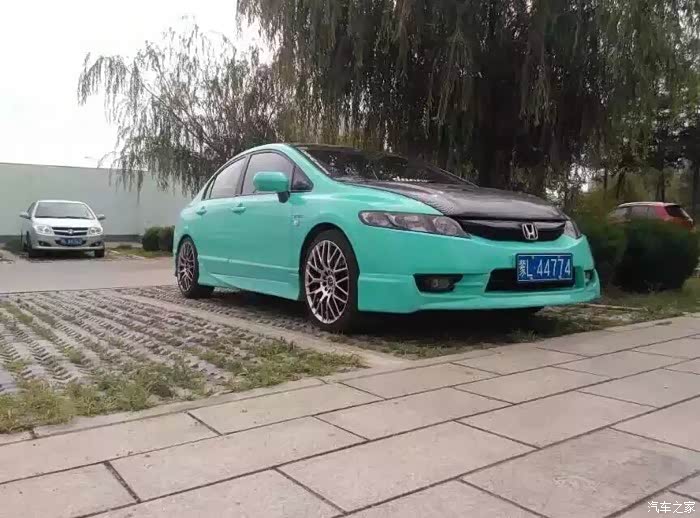 【图】内蒙本田八代半思域蒂芙尼清新改装_装饰改装论坛_汽车之家论坛