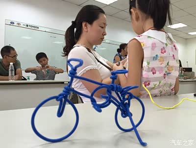 第一次带侄女参加车主活动--指尖上的艺术!_卡