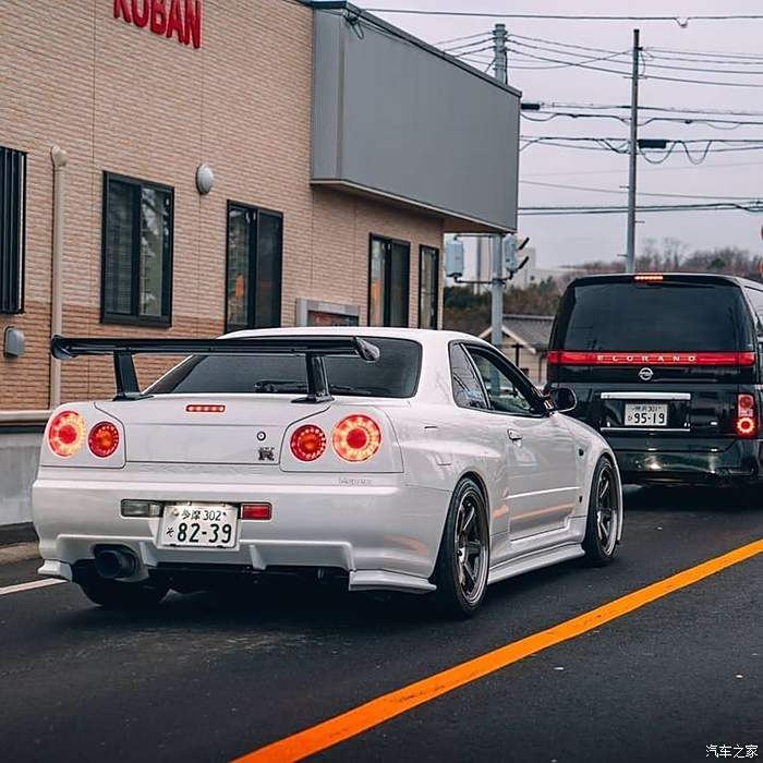 尼桑哥斯拉gtr r34,战神gtr,经典的日系jdm跑车