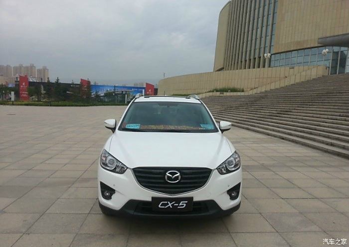 提车作业贴:马自达CX-52015款2.0都市白新鲜