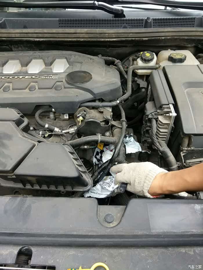 【图】别克君越换机油机滤