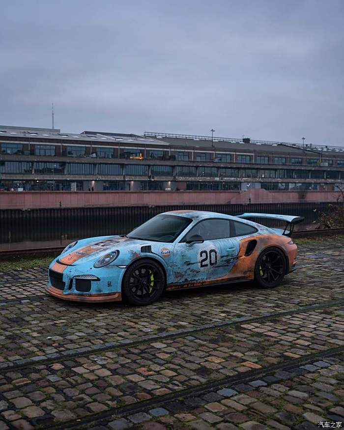 海湾石油涂装保时捷911 gt3 rs,这应该算是战损版吗