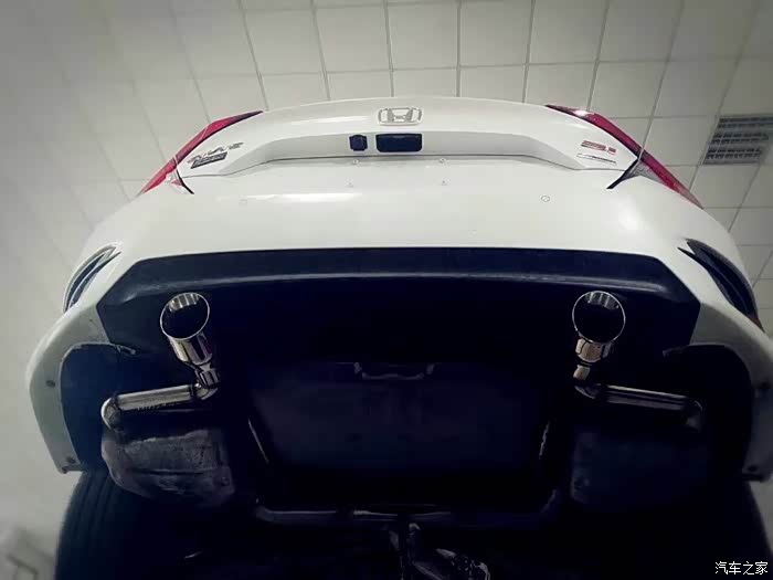 【图】十代思域改排气,转自朋友圈(森凯)可变排