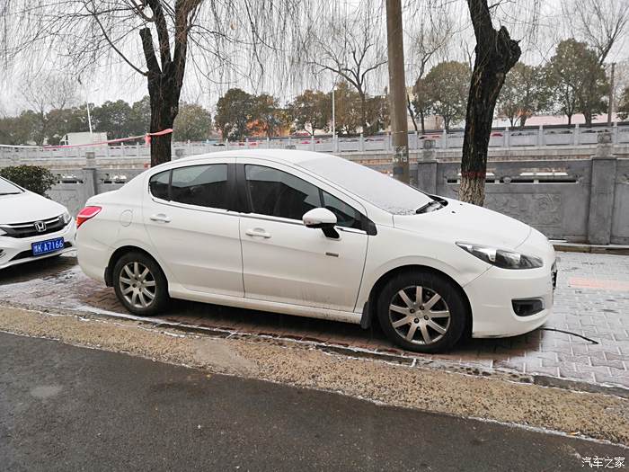 【图】喜迎年后第一场雪,我与我的老狮子308_标致308论坛_汽车之家