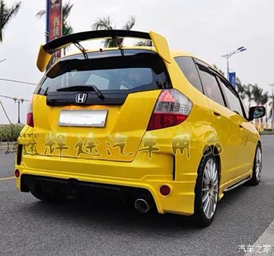 最近才入手的二代飞度!求外观改装案例