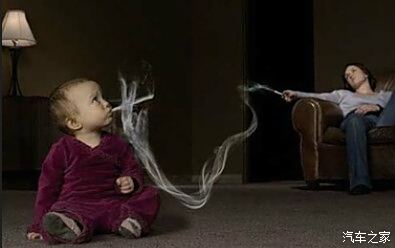 【图】看了之后你还敢在孩子面前吸烟吗?