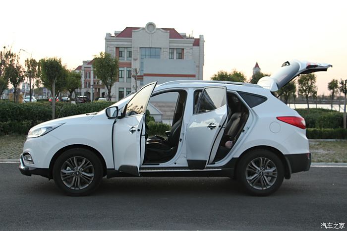 2015款北京现代ix35莹白提车作业,哇咔咔