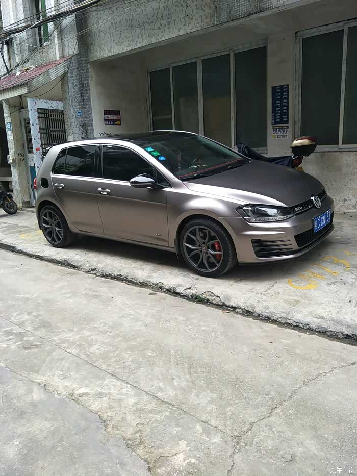 高尔夫7,想改色,求指教