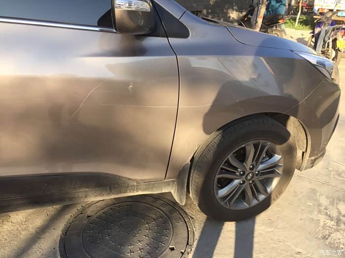 【图】车被划了,怎么办_北京现代ix35论坛_汽