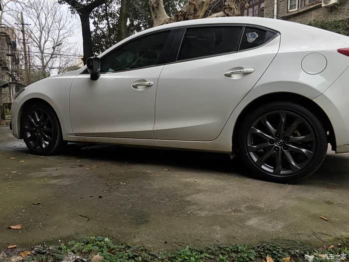 【图】南昌卖一套17寸昂克赛拉改装轮毂轮胎