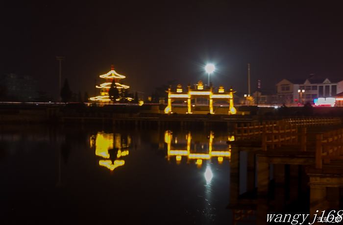 唐王湖夜景一组