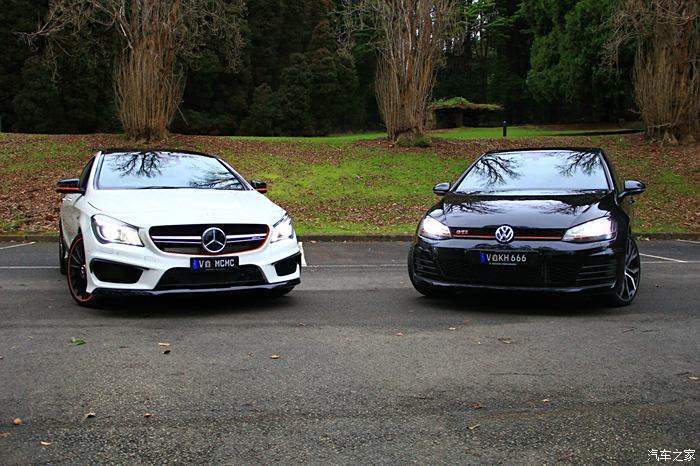 gti performance mk7 & cla45 shooting brake amg 简单图片作业