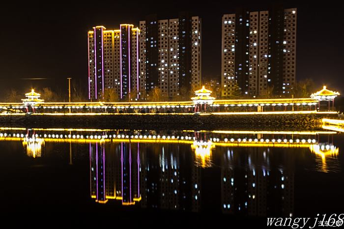 唐王湖夜景一组