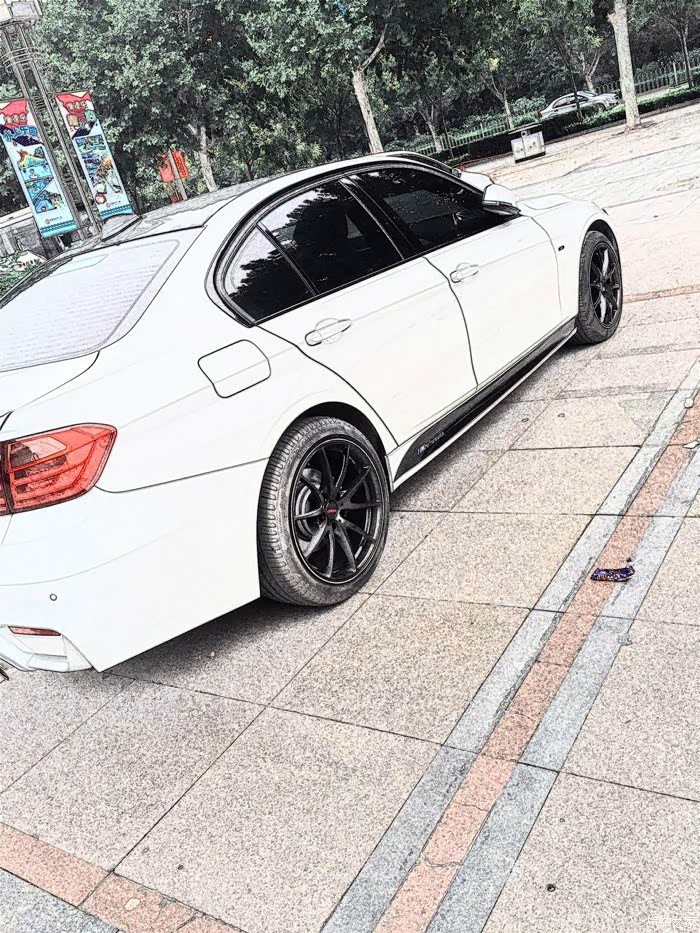 【图】宝马328改G25轮毂_宝马3系论坛