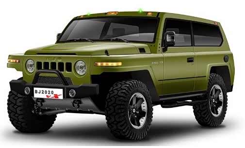 【图】北汽有限008 越野车(测试状态)实拍_BJ