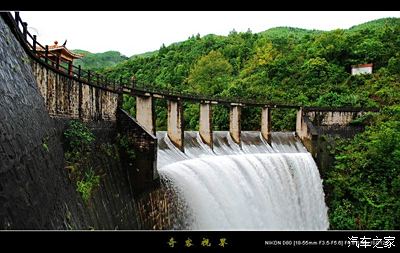 鸟七游海南之白沙红坎瀑布:远岸秋沙白,连山晚照红