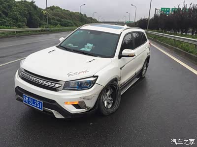 海CS75官方车友会】096小弟单车事故案例_长