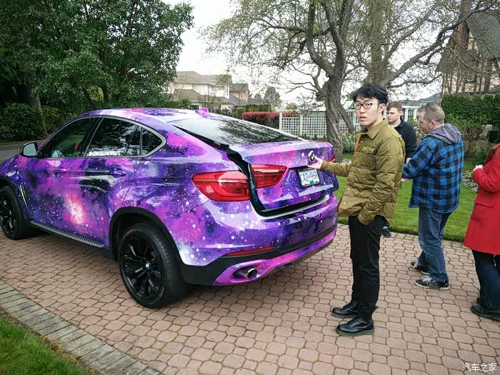 【图】骚到极点的世界第一台新款星空色X6,苦