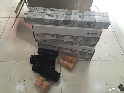 【图】八年多老速腾换减震器,刹车盘,刹车片,刹车油