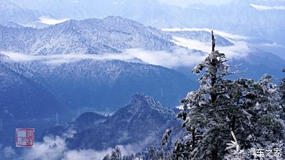 二郎山户外登360度观景平台---雅安市天全县光头山