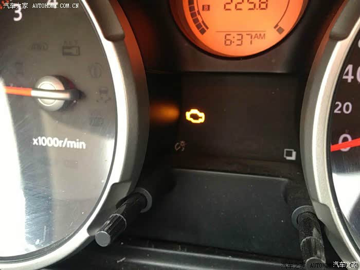 【图】求助 逍客2.0老雷,今天发动机黄灯亮了,