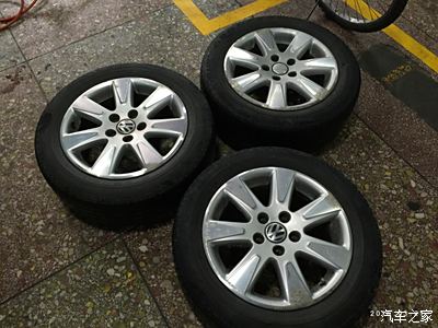 原车215/55r16旧胎轮毂