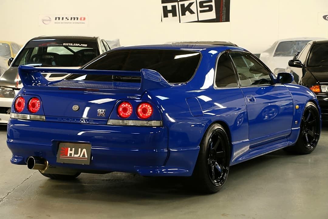 1996年日产gtr r33,这次的颜色很特殊,叫冠军蓝_日产gt-r论坛_手机