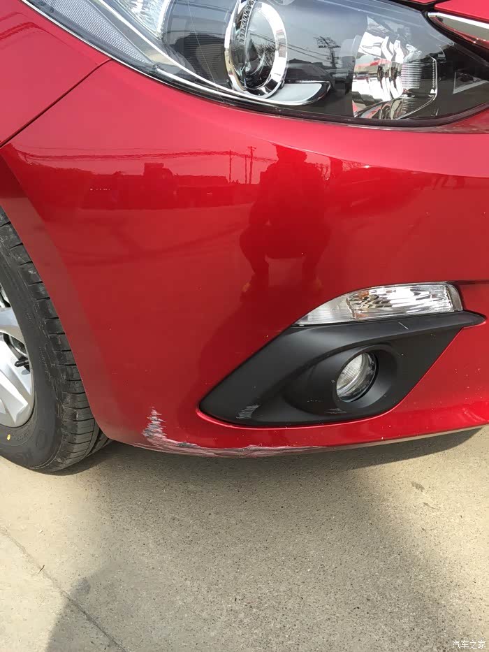 【图】车子刮伤了 要走保险吗_马自达3 Axela