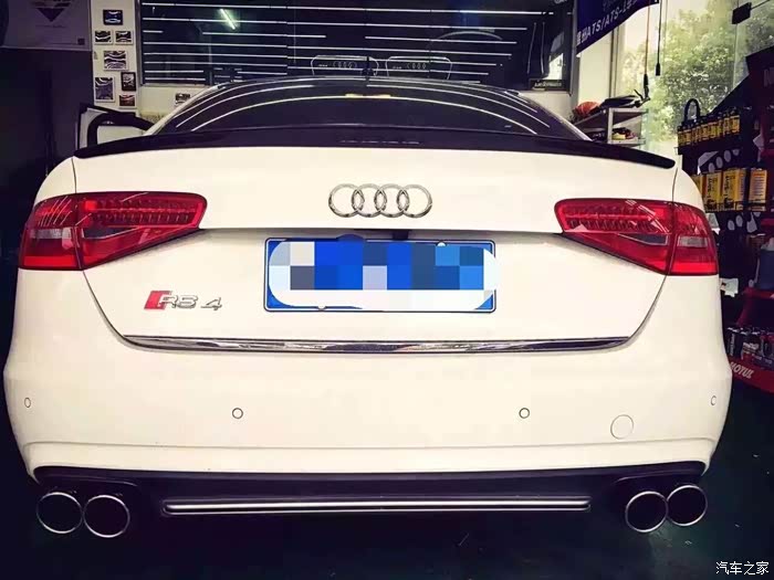 【图】奥迪A4升级排气--不吵不闹刚刚好_奥迪