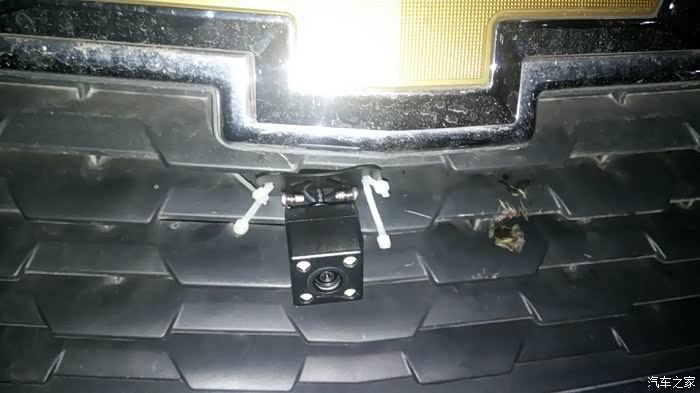 【图】赛欧3 自己动手加装外置显示屏的车前摄