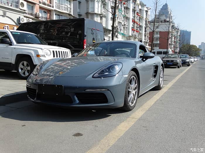 718cayman 石墨蓝 认证贴