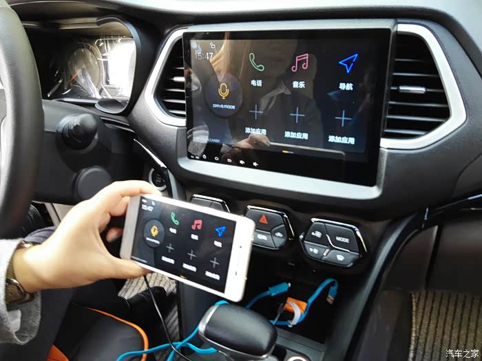 【图】gs4安装大屏安卓导航_传祺GS4论坛
