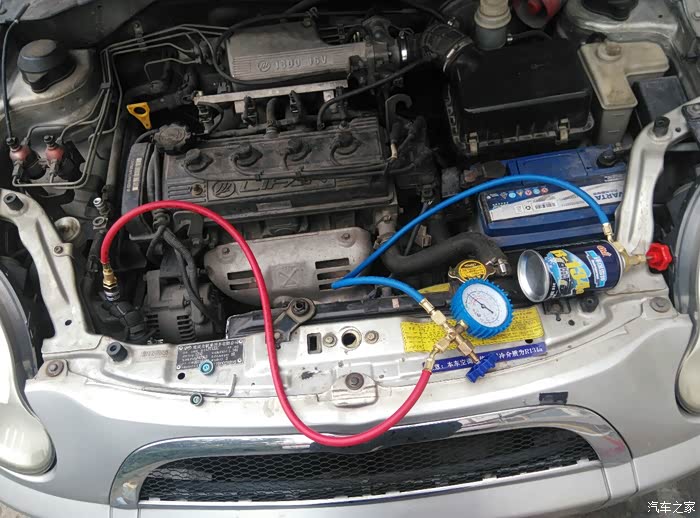 【图】老车空调加雪种油 冷媒_力帆320论坛