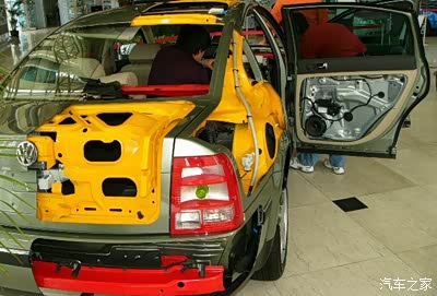 汽车之家看到的帕萨特解剖图 今天发出来给大