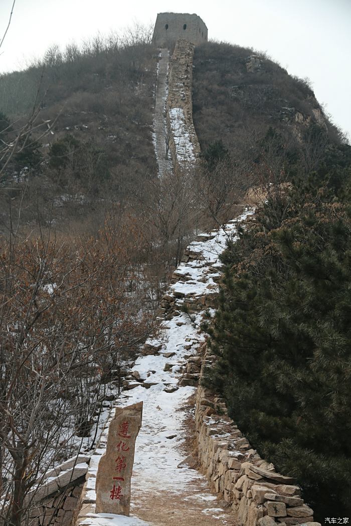 唐山周边游自驾遵化大石峪长城冰瀑