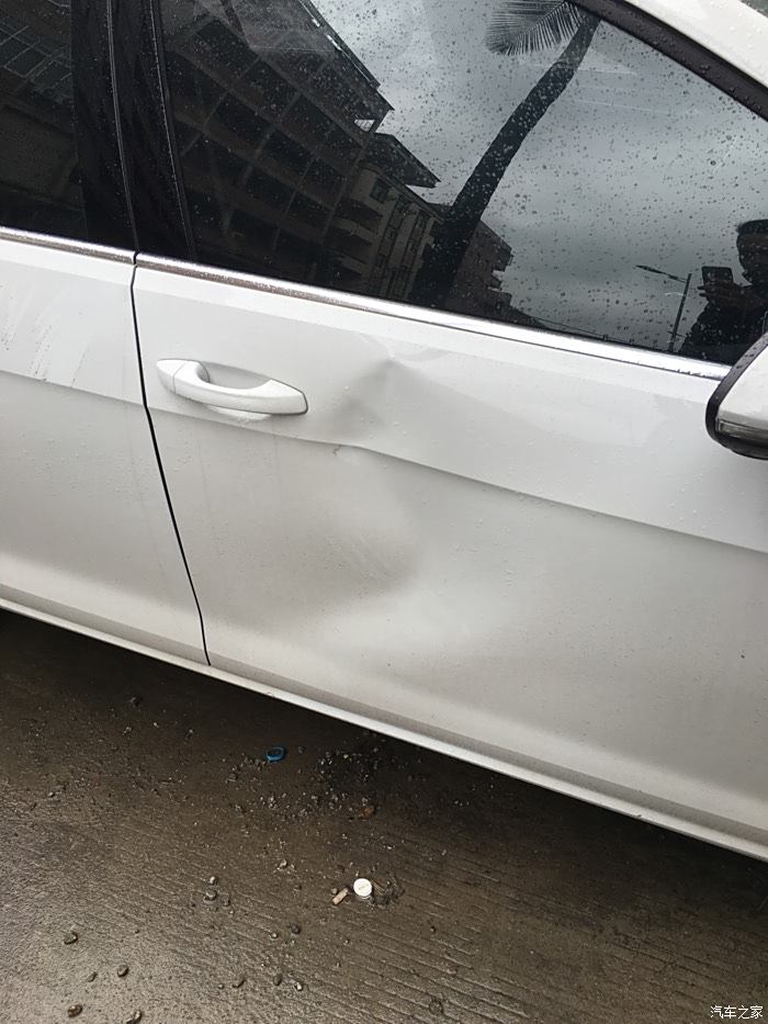 【图】车门凹陷没掉漆,可以修复吗