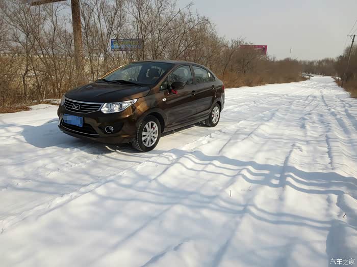 【图】片片白雪忆往昔,林间小道留念!_凯翼C3