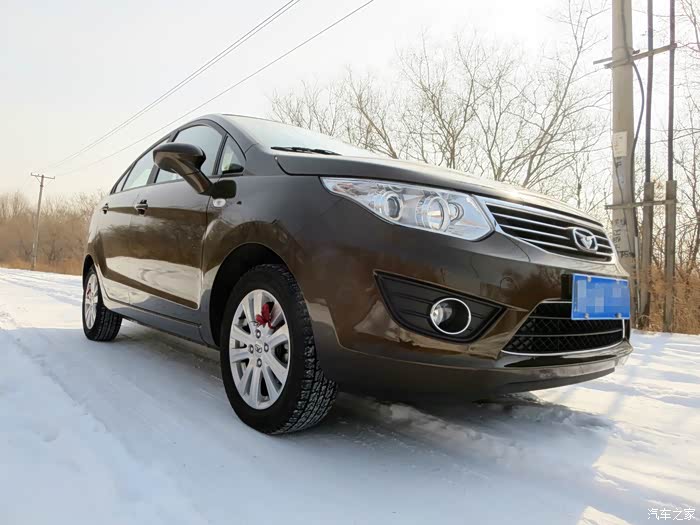 【图】片片白雪忆往昔,林间小道留念!_凯翼C3