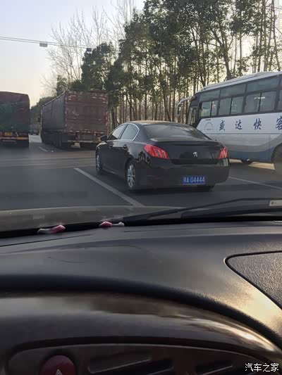 小狮子车牌不错,字都扣了_标致508论坛