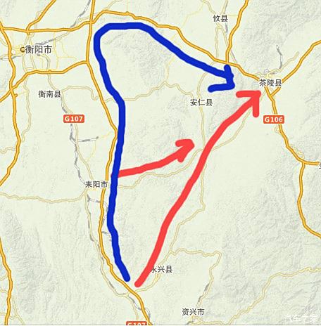 走京港澳高速居然全程不识路,从湖南一直跑到到广州地图上全是山水图图片