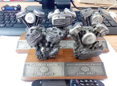 哈雷发动机发展进程 模型