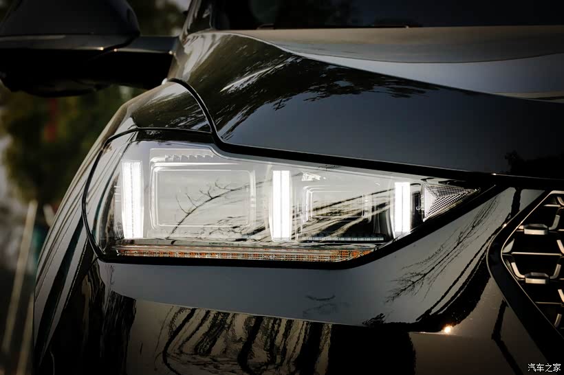 最喜欢看的就是它的面孔了。很是大气。矩阵式的led大灯组，很智能的哦。